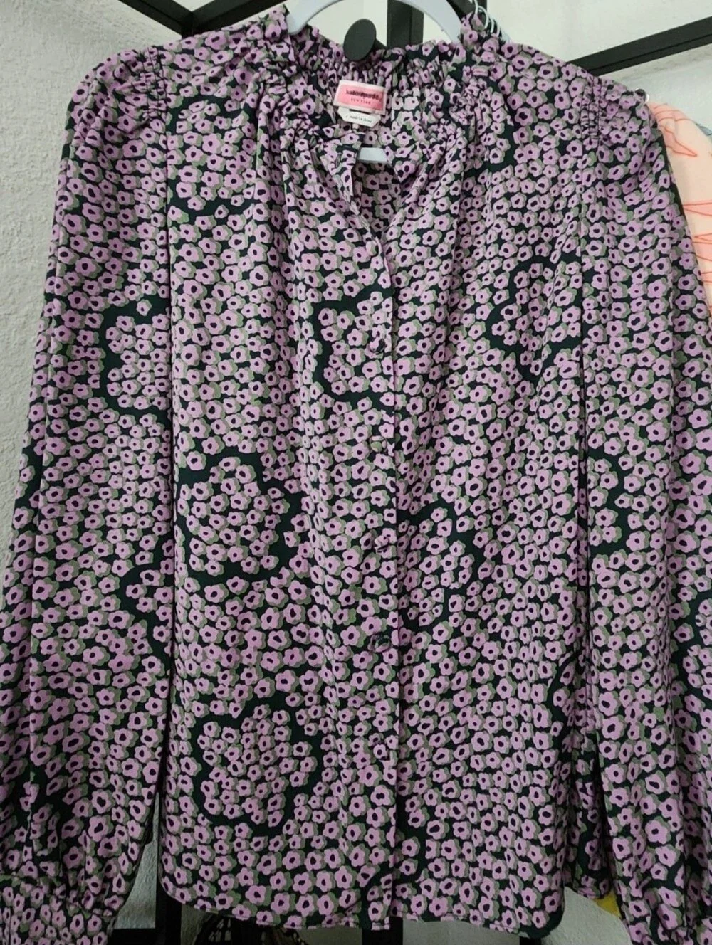 Kate Spade Flair Flora Blouse. Size S